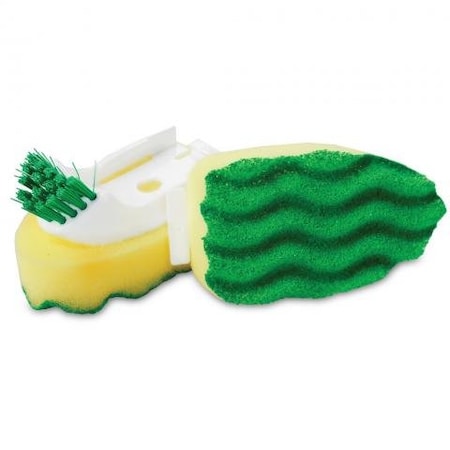 Libman Libman Commercial Pot & Pan Scrubbing Dish Wand With Scrub Brush Refills -, PK6 1137